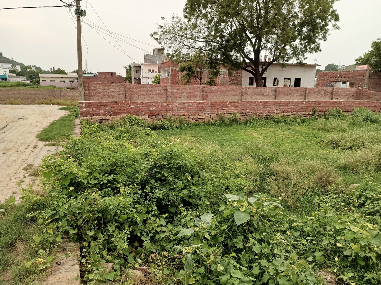 The townscape is defined by paver blocks, undeveloped land and low-density settlements.