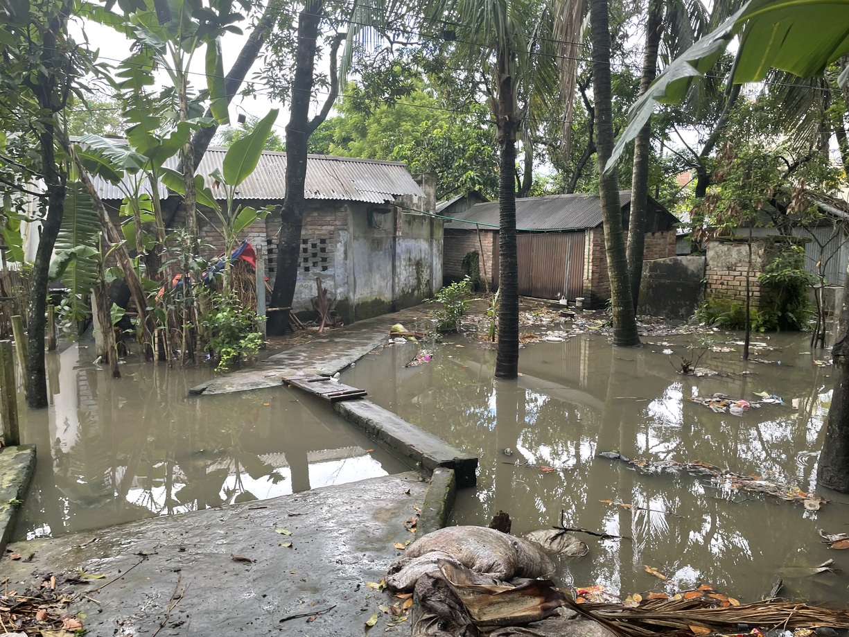 Certain areas in Noakhali experiencing severe waterlogging even with minor rainfall.