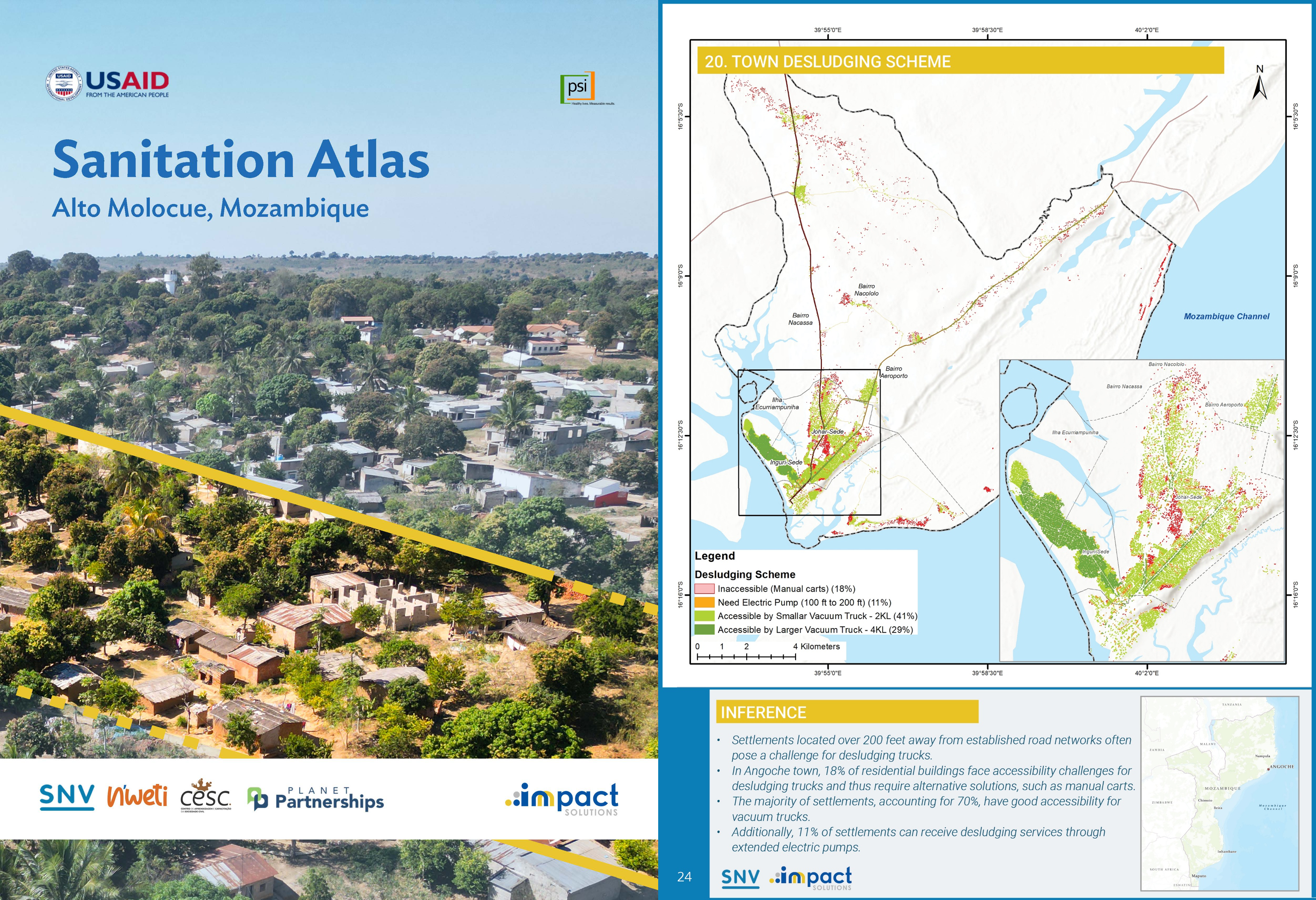 Work illustration: Climate-Resilient Citywide Inclusive Sanitation Plan, Mozambique